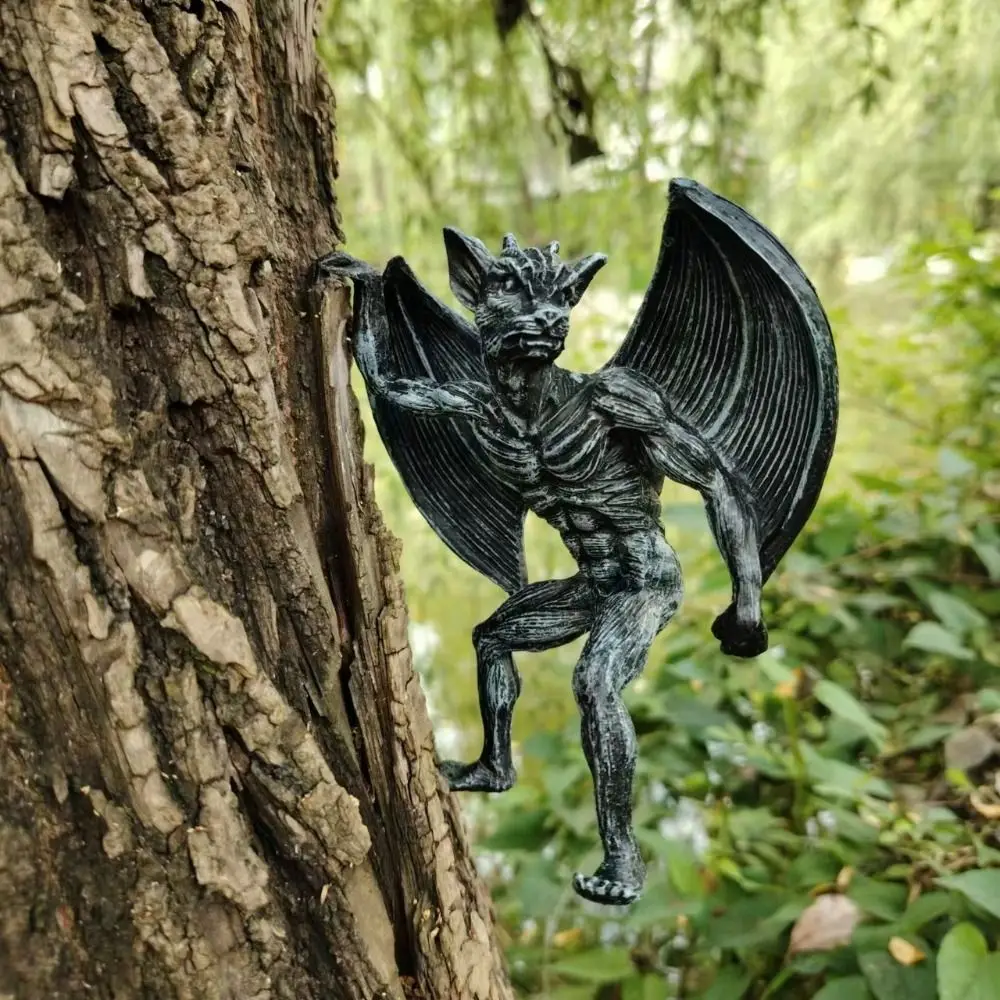 

Готический Хэллоуин Дьявол Орнамент Смола Ручная работа Ремесло Дьявол Ангел Статуэтки Ангел Памятный Redemption Реалистичный