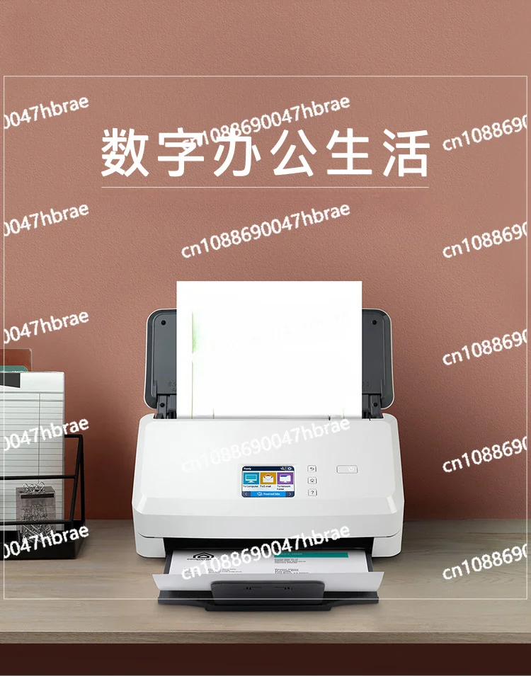 Scanner High-speed Wireless WIFI File Batch Automatic Paper Feeding Double-sided Continuous