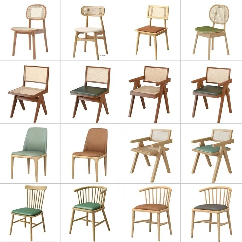 Factory Wholesale Wooden Commercial Living Room Furniture Hotel Catering Booth Restaurant Cafe Chairs Coffee Dining Table Set