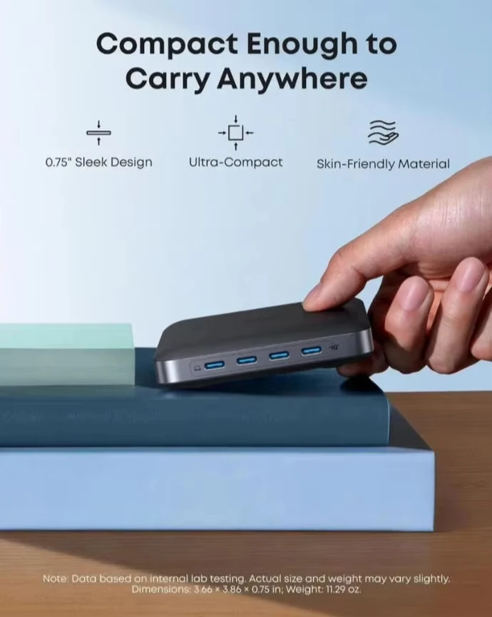 Anker GaN Desktop Charging Dock 130W High-Power 6-in-1 Charger A215