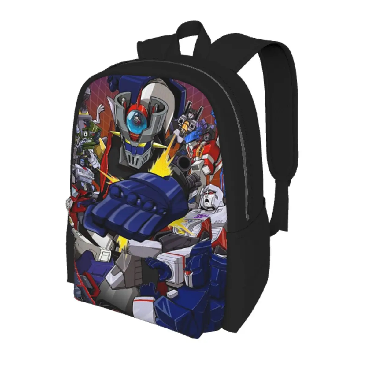 Mazinger Z Mad Robot Grendizer Anime Manga Mochila para estudiantes, mochila escolar, mochila de viaje para senderismo, mochila para hombres y mujeres, bolsos de hombro