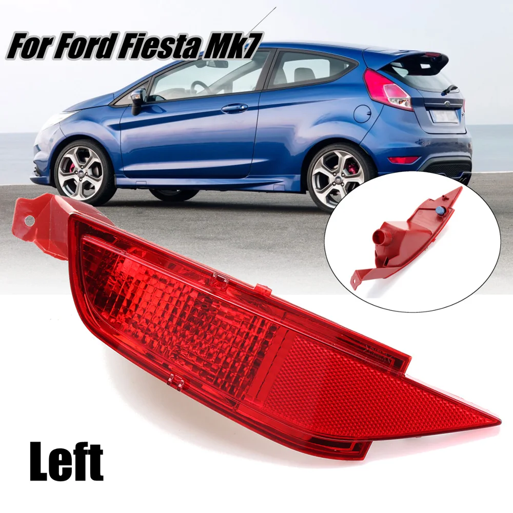 

ABS Plastic RHD Rear Reflector Shock Light Fog Light Shell OEM For Ford Fiesta 1552734 Rear Bumper Light Reflector left