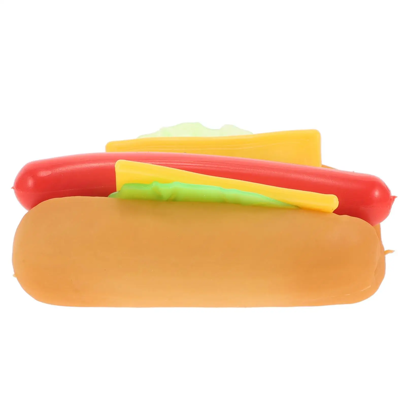 

Hot Dog Relief Toys Compact Stress Toy Realistic Squeeze Fidget Creative DIY Kits Gifts Kids Kawaii Party Favors