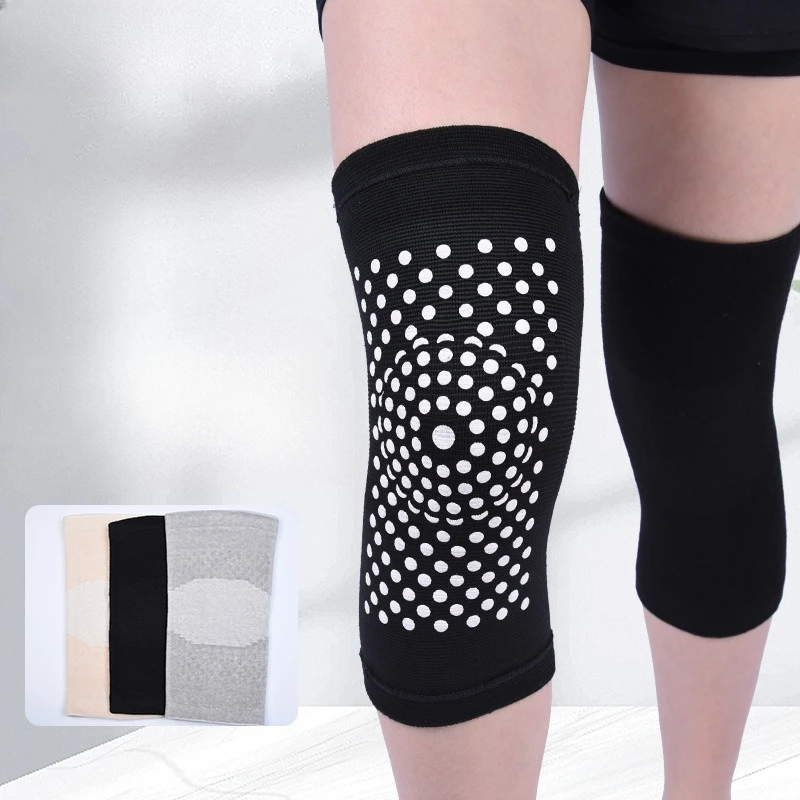 2PCS New Self Heating Knee Braces Sleeve Tourmaline Knee Support Far Infrared Keep Warm Knee Pads