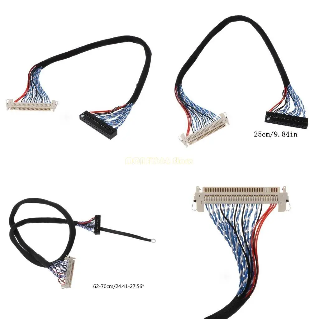 F62C Качественный проволочный материал D8 Fix-30p-D8 LVDS Кабель заменил проволоки на 17 ”и 19” 1280x1024 ЖК-панели кабельных