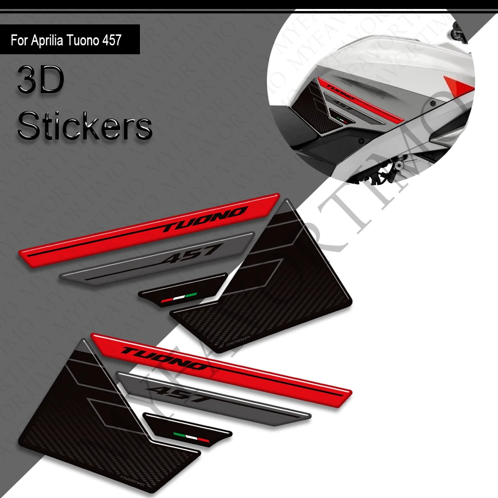 

Для Aprilia Tuono 457 накладка на бак, 3D крышка велосипеда, ручки для газового топлива, комплект наколенников, наклейки, защитные наклейки для мотоцикла 2025 2026