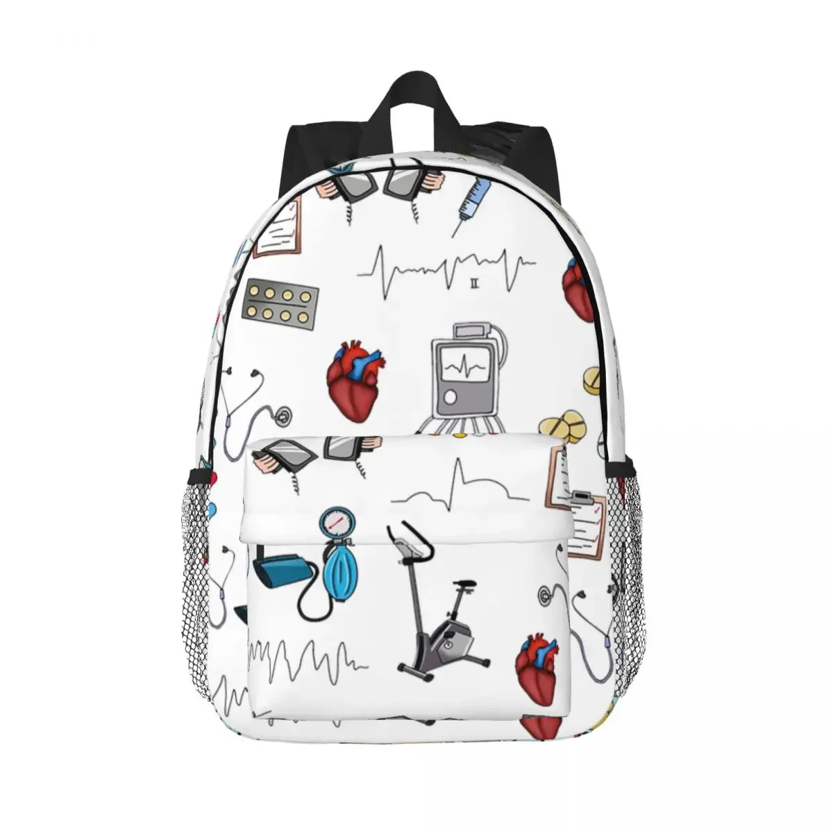 

Cardiology Backpacks Boys Girls Bookbag Fashion Children School Bags Laptop Rucksack Shoulder Bag Large Capacity