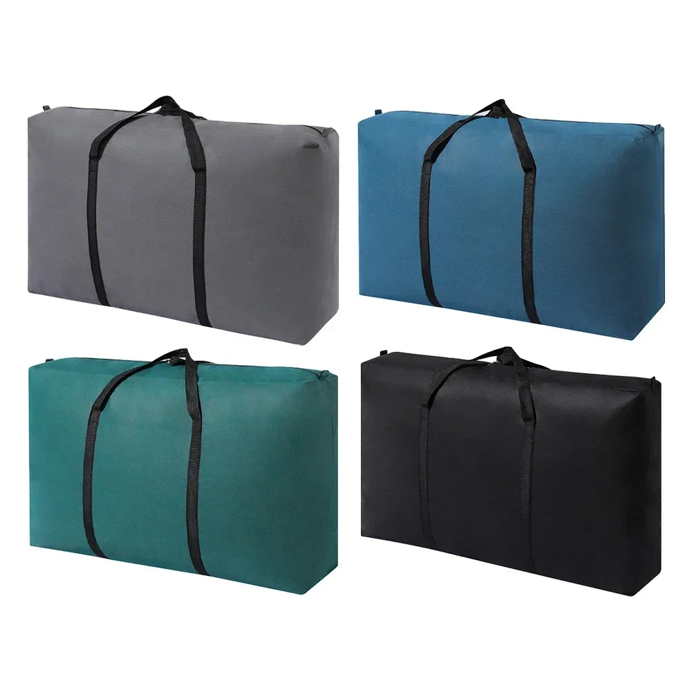 Extra Large Waterproof Moving Luggage Bags Laundry Shopping Bag Non-woven Fabric Cubes 90x50x27cm Home Storage Packing Tool