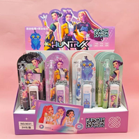 6/24pcs Anime Kpop DH Mechanical Pencil Set Stationery Refill Not Easy To Break Lead Automatic Pencil Wholesale