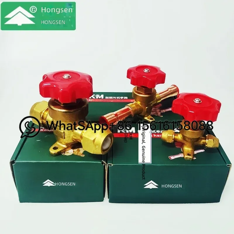 New Zhejiang Hongsen Manual Globe Valve Refrigeration Unit Air Conditioner Cold Storage Diaphragm Hand Valve All SKU Models