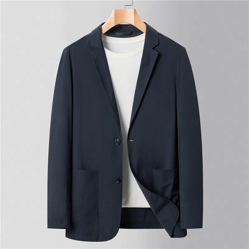 B1239-Men's casual spring and autumn suit, men's loose coat