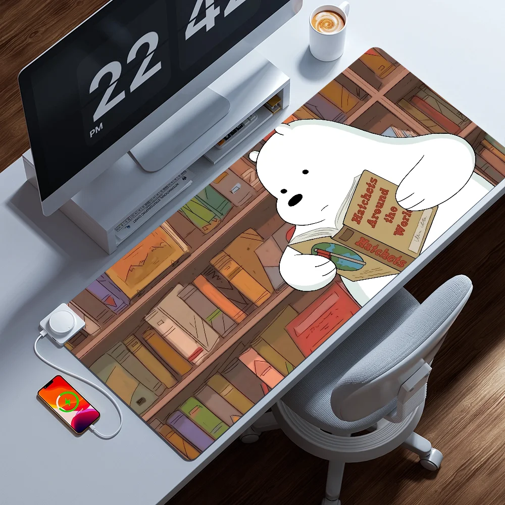 

Funny Anime N-naked B-bear Mousepad Large Computer Gaming Accessories Desk Mats Anti-slip Laptop Soft Mouse Pad