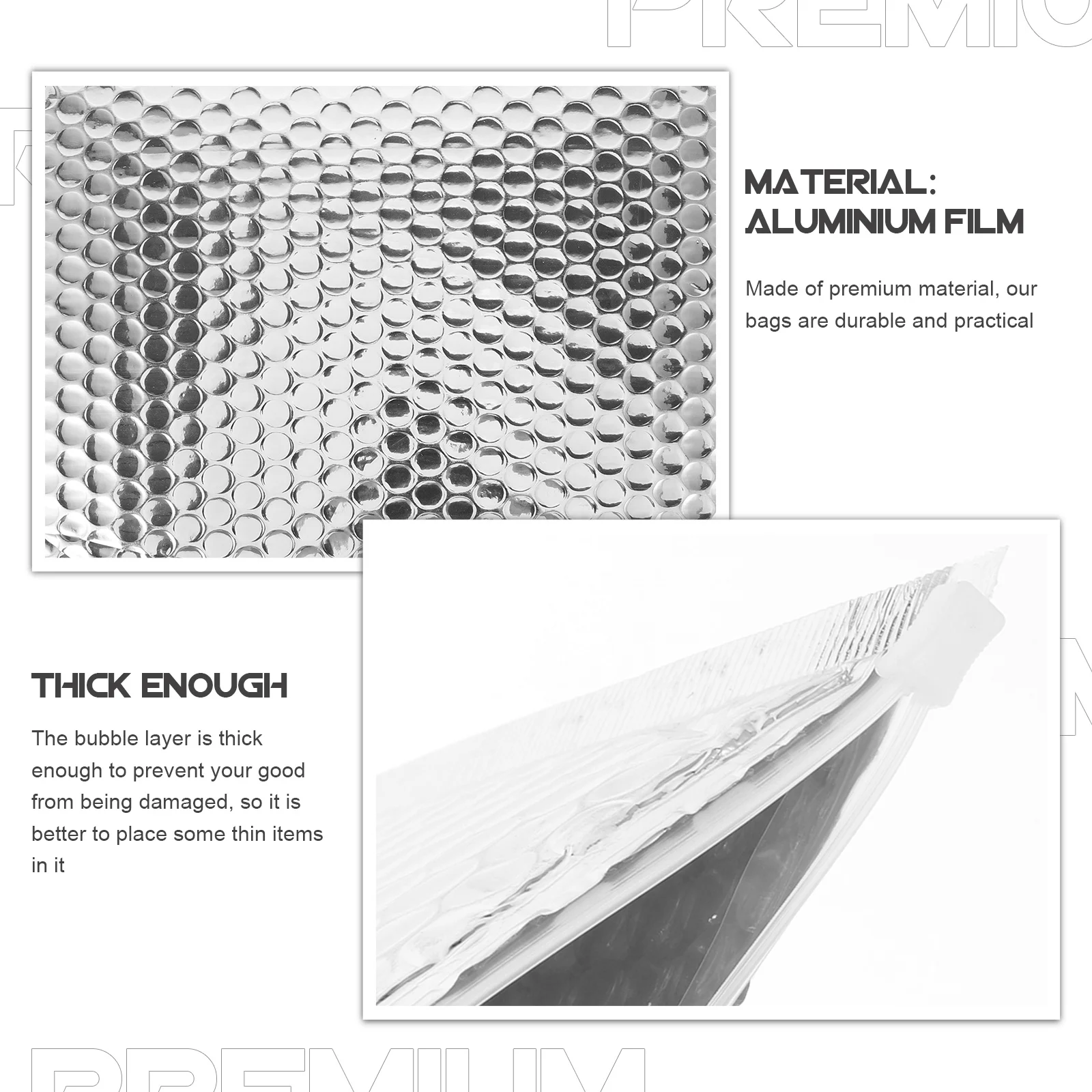 6 قطع من أكياس الفقاعات المقاومة للصدمات، مظاريف بريدية مقاومة للماء فعالة من حيث التكلفة للاستخدام في المكتب والمنزل والمدرسة #1