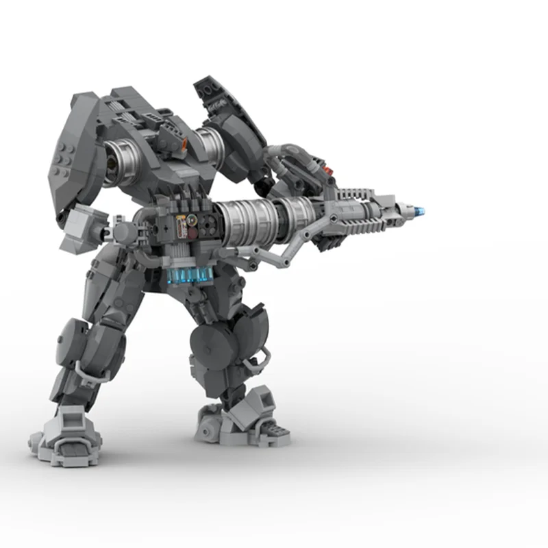 866 elementów MOC Dreadplate Platforma z ciężkimi broniami Model do składania Klocki DIY Prezent na Boże Narodzenie kreatywne zabawki pomysł Edukacja