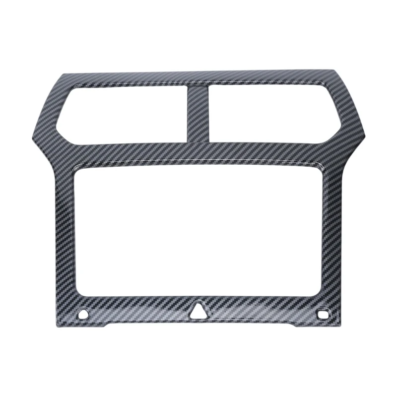 D5BE Vehicle Cabin Trim Frame for Explorer 2011-2015 with Black Carbon-Fiber-Style Pattern, 1-Piece Interior Component for