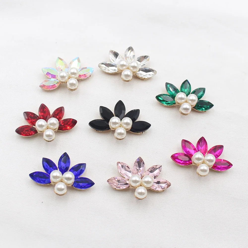 

10 штук антикварного стиля 24*31 мм Hanfu, универсальный жемчуг, конский глаз, стразы, цветочная пластина, аксессуары из сплава, аксессуары для волос «сделай сам»