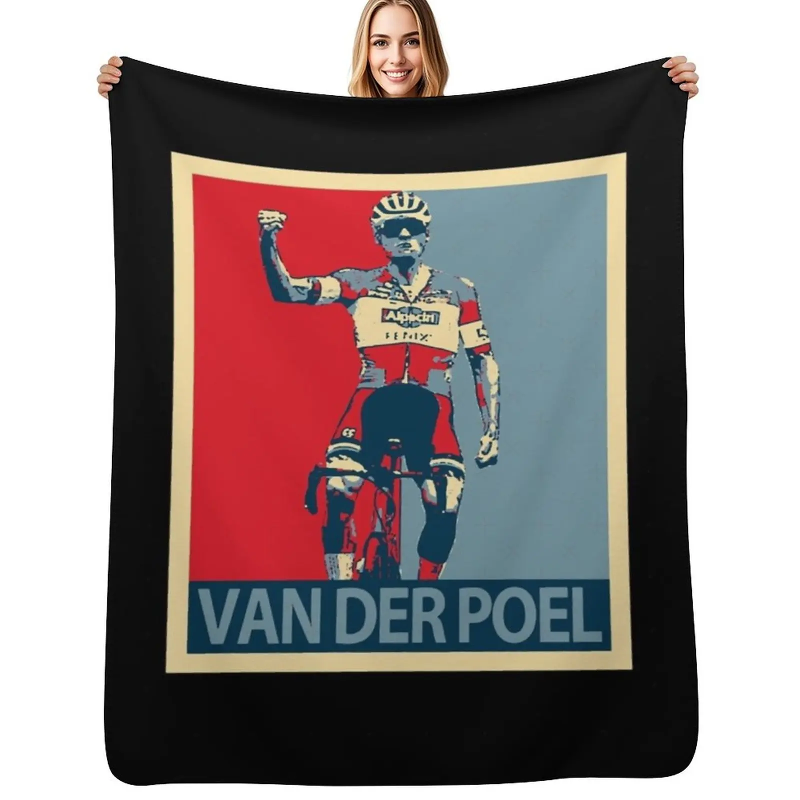 

mathieu van der poel Throw Blanket Loose Bed linens Multi-Purpose Luxury Thicken Blankets