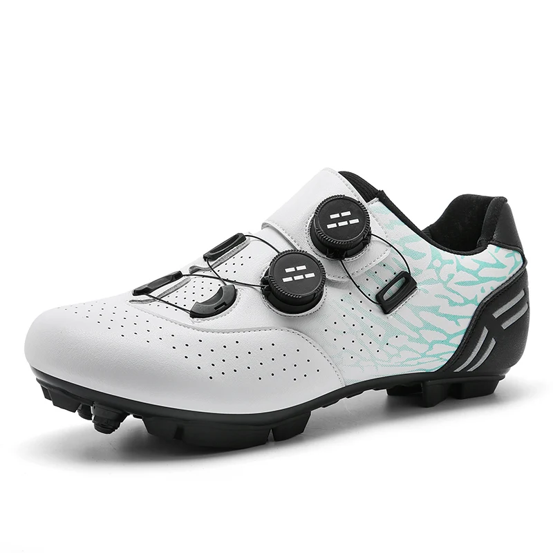 

Летняя профессиональная велосипедная обувь с двойной кнопкой, большие размеры, унисекс, обувь с замком для шоссейного велосипеда, уличная обувь для горной езды