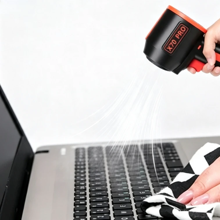 64mm Brushless High Power Air Blower Snow Blower Car Dryer Cleaning Tool 2800g Thrust For Car Care