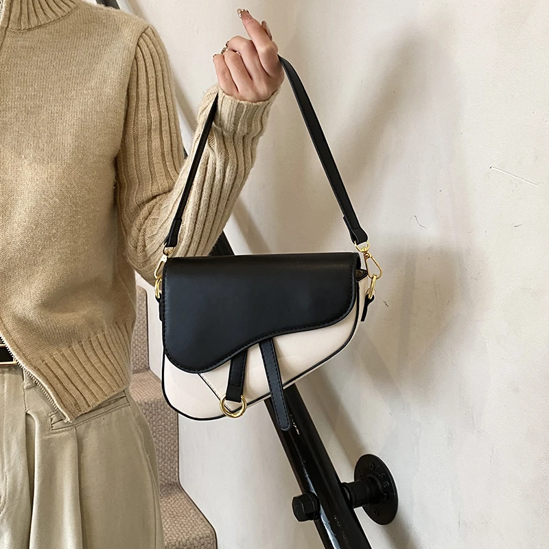 

Роскошная модная простая большая сумка для женщин для офисного использования, элегантная кожаная большая вместимость, винтажный однотонный дизайн