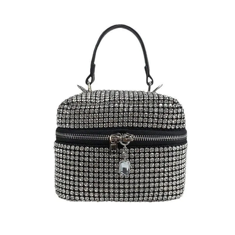 

Косметическая нишевая дизайнерская сумка, женская модная сумка для ужина, высококачественная сумка с бриллиантами и стразами, кошелек Bolsas De Fiesta Noche со стразами