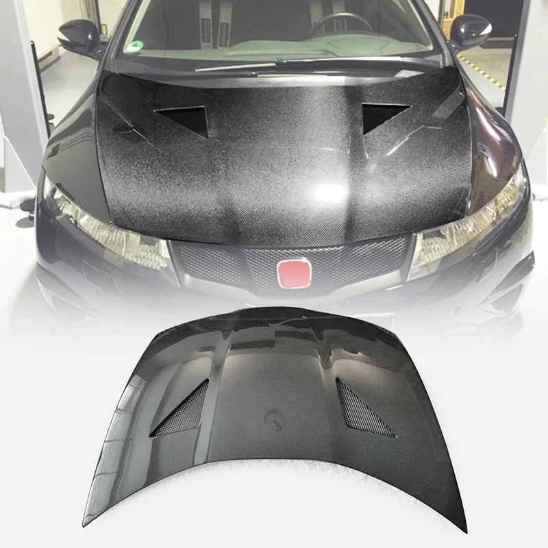 

For Honda Civic Type R FN2 Front Hood - MUG Style [Engine Hood, Front Bonnet]