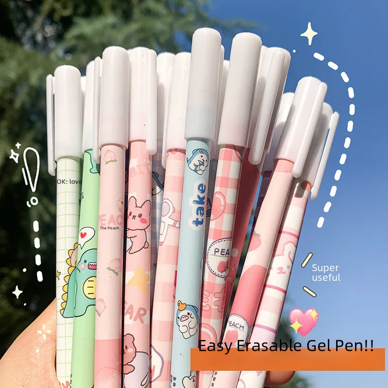 Cap-type Erasable Gel Pen high-looking student school supplies childrens writing pen in stock wholesale hand Account Neutral