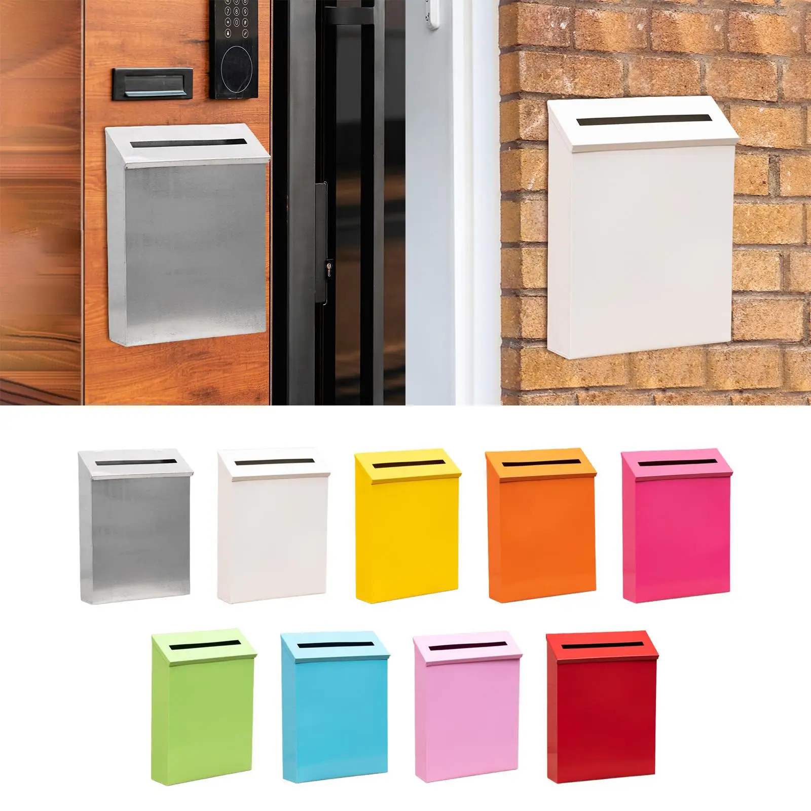 

Настенный почтовый ящик для улицы с достаточным пространством для букв и газет