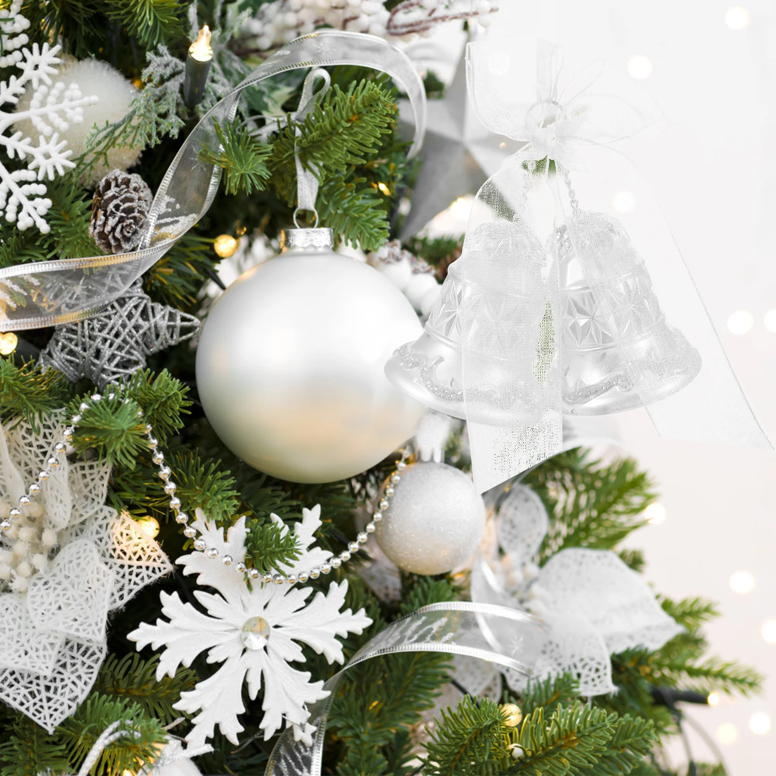 

Glitter Powder Hanging Pendant Christmas Decoration Acrylic Xmas Tree Ornament for Holiday Party Home Decor Christmas Decoration