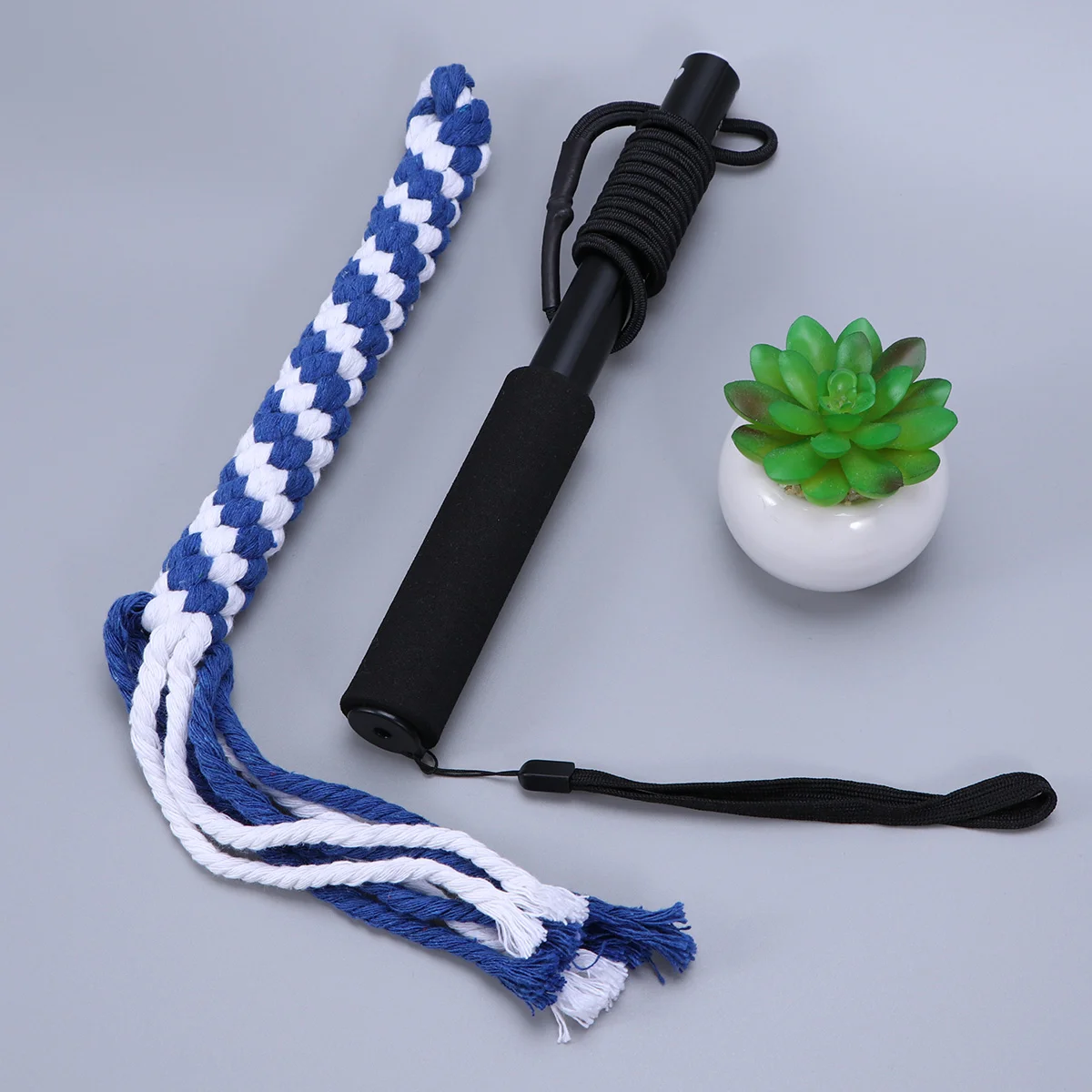 

Dog Teaser Chasing Tail Extendable Flirt Pole Pet Interactive Puppy Toys Pets