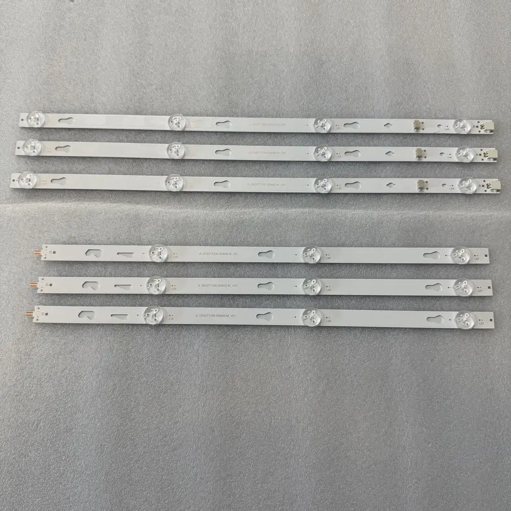 3 قطعة/المجموعة LED شريط إضاءة خلفي لشاومي L43M5-AN L43M5-AX LVF430LGDX LC430DUY SHA1 #4