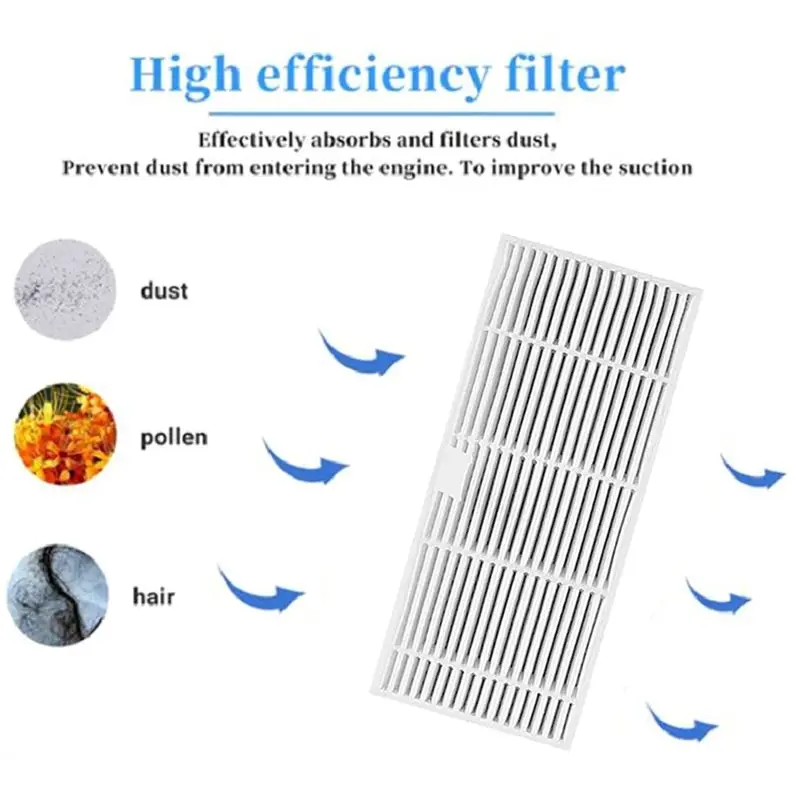 A36T-Accessories Kit For MAMNV BR150 BR151/ ZCWA BR150 BR151 / ONSON BR150 BR151 Robot Vacuum Cleaner Side Brush Mop Cloth