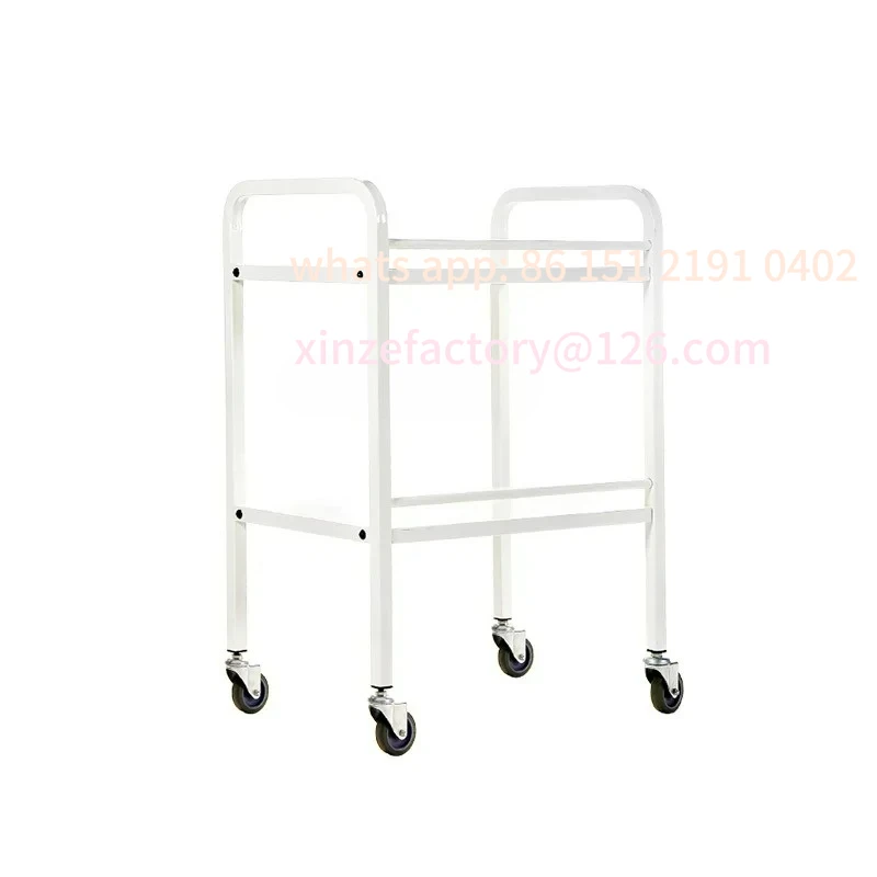 

Customizable przechowywania narzędzi fryzjerskich Asmt09, metalowy, dwuwarstwowy, wózek kosmetyczny, regał do przechowy