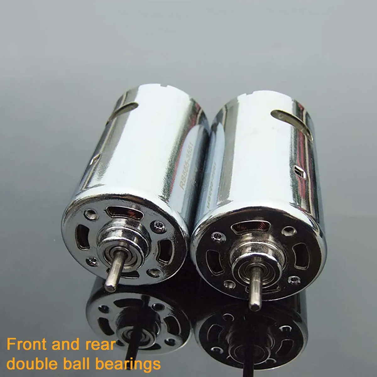 1Pcs DC 12-24V 6000-12000 RPM RS555 High Torque Micro Motor 555 Double Ball Bearing Motor DIY Electric Drill Electric Grinder