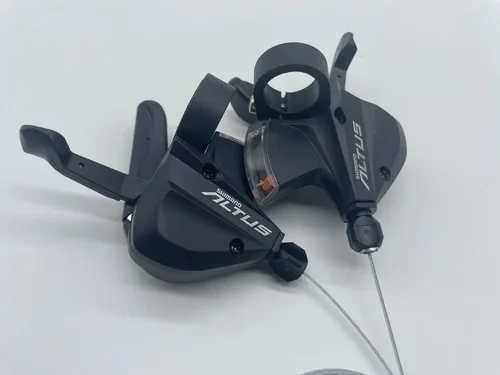 Imagen 2 del producto Nuevo backwoods Altus para Shimano SL-M370 palanca de freno de cambio 3x9 velocidades bicicleta de montaña MTB palanca de cambios de 9 velocidades palancas traseras