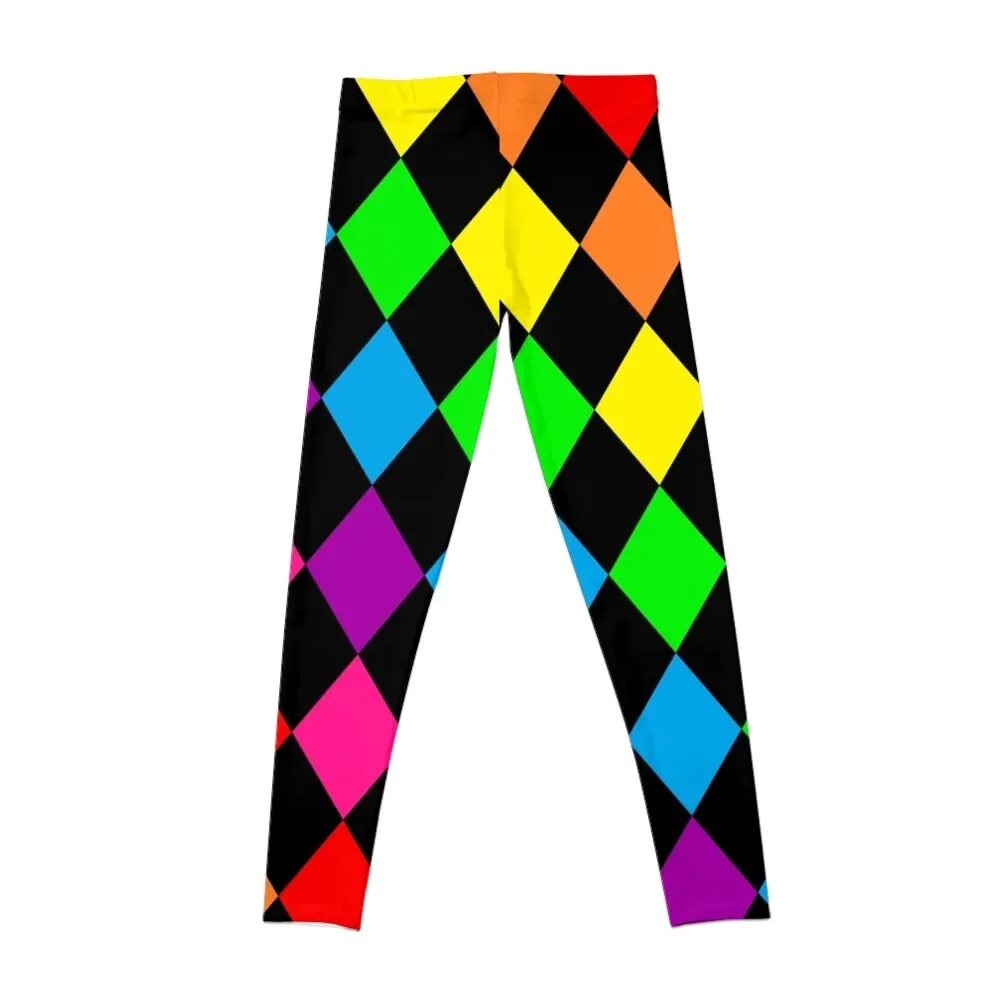 rainbow diamond pattern Leggings gym sportswear woman legging push up Womens Leggings