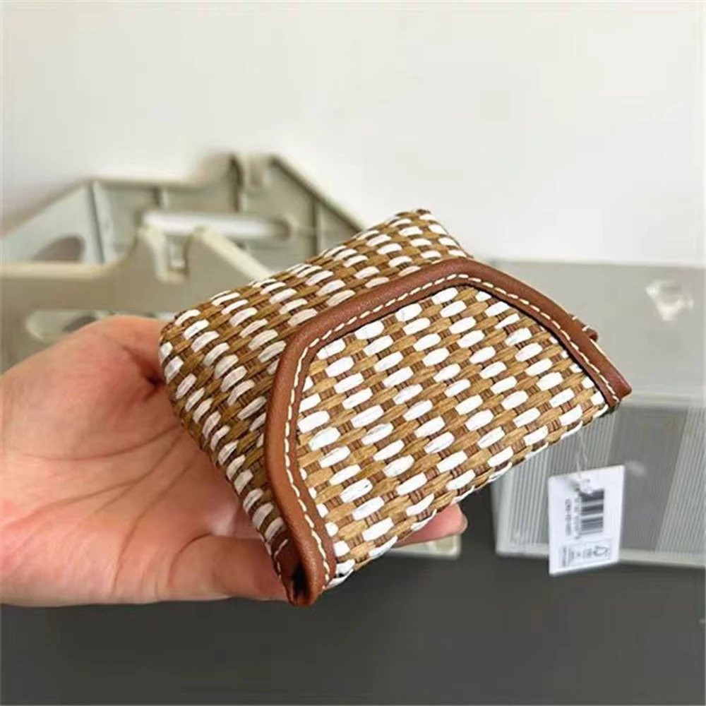 Mini Bag, Small Capacity, Lazy Person's Portable Storage, Small Bag, Card Bag, Portable Travel Bag, Woven Bag, Headphone Bag view 6