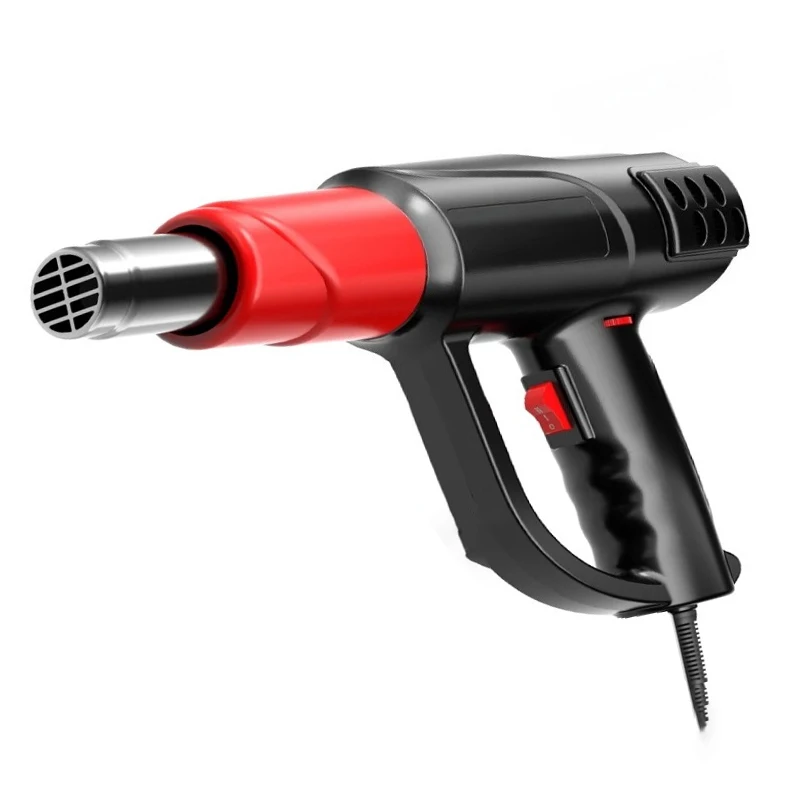 2500W Heat Blower Digital Display Heat Gun High Power Adjustment Wind Speed Heating Gun Plug-in Multifunctional Heating Fans