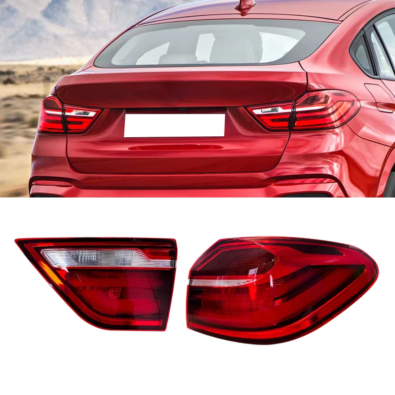 LED Car Taillight For BMW X4 F26 G02 2014 2015 2016 2017 2018 Steering Lights Reverse Lights Brake Lights Warning Flashing Light