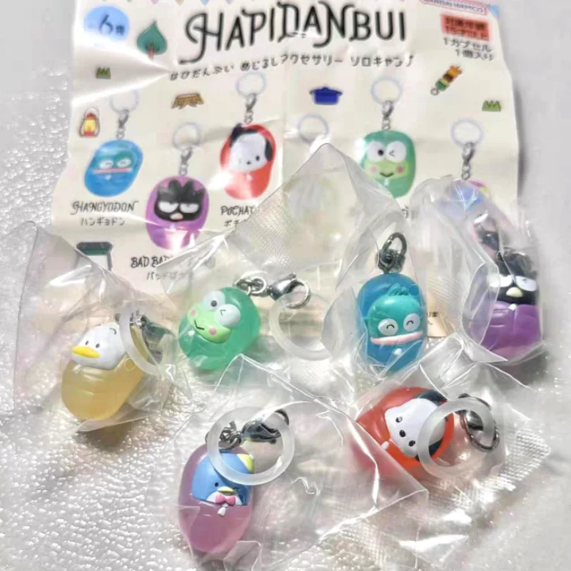 

Bandai Sanrio Sleeping Bag Style Gashapon Keychain Charm Hangyodon Badtz Maru Pochacco Pekkle Keroppi Tuxedo Sam For Bag Phone