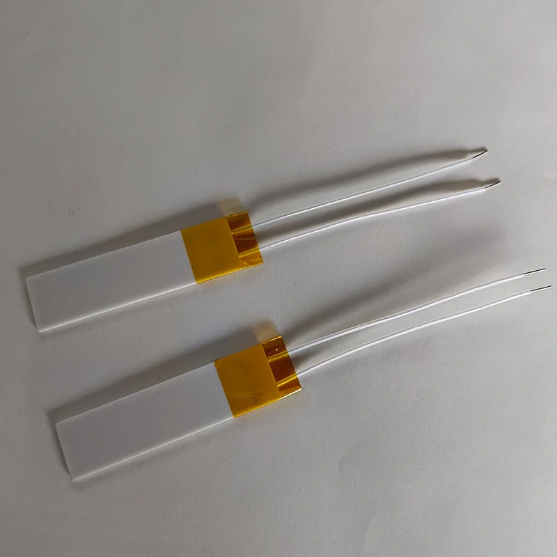 Alumina Ceramic Heating Sheet 551513 60-80 Ohm Bonded Atomized Infrared Gas Stove Piezoelectric Ceramic Sheet
