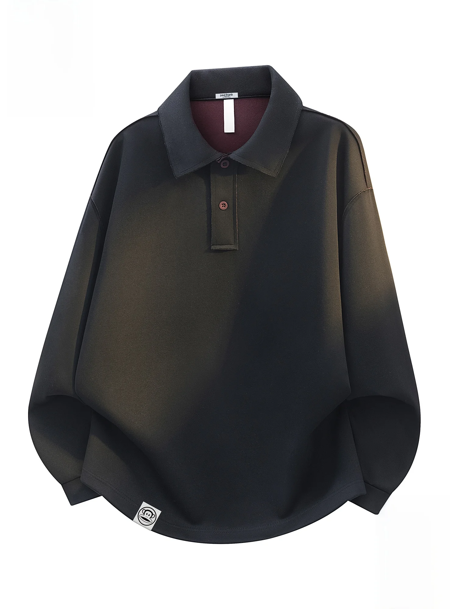 

Мужская рубашка PaulFrank Double Color свободного кроя с длинными рукавами, весенняя, модная, удобная, из смеси хлопка и полиэстера