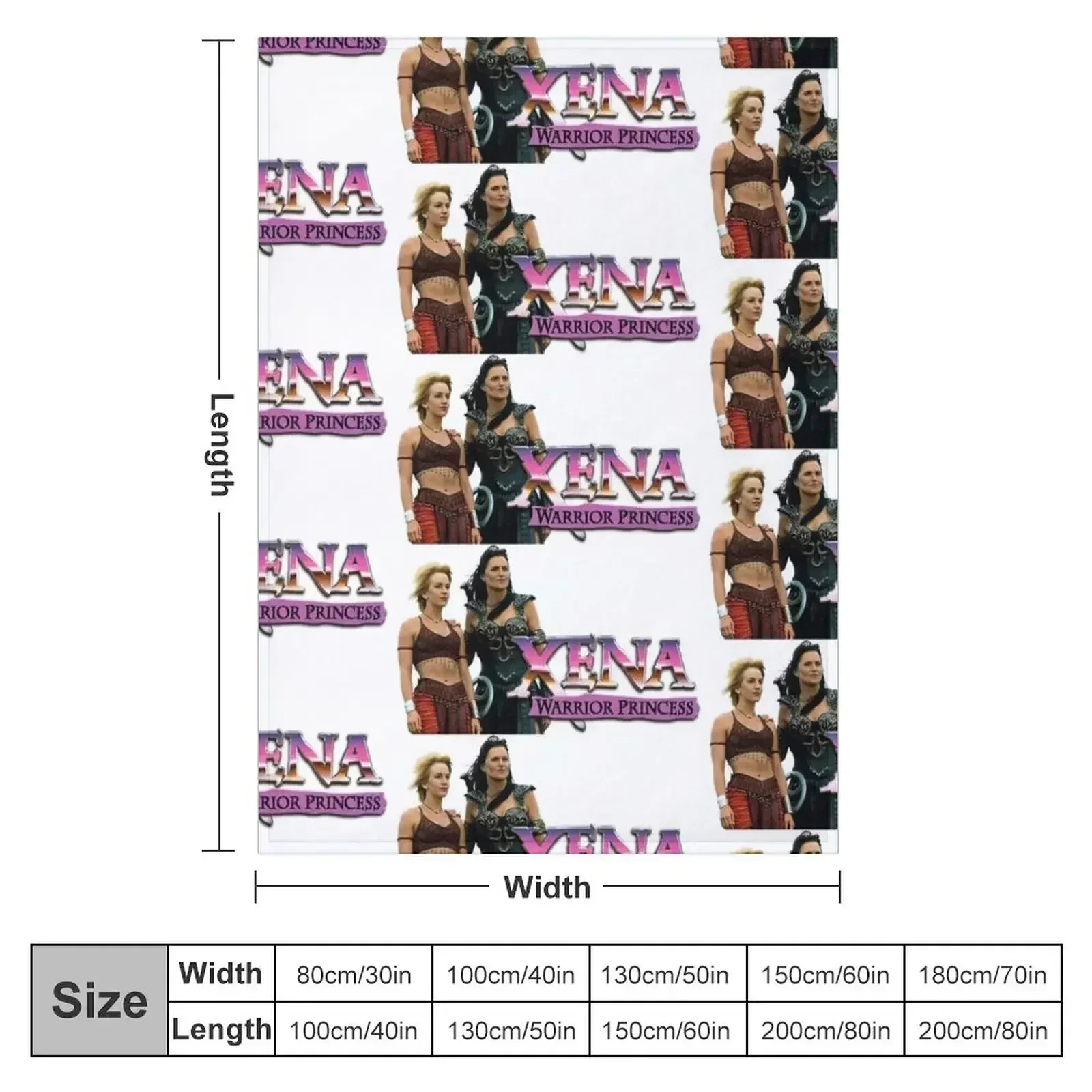Xena & Olympia Throw Blanket anime Fashion Sofas Thermals For Travel Multi-Purpose Camping Sofa Blankets