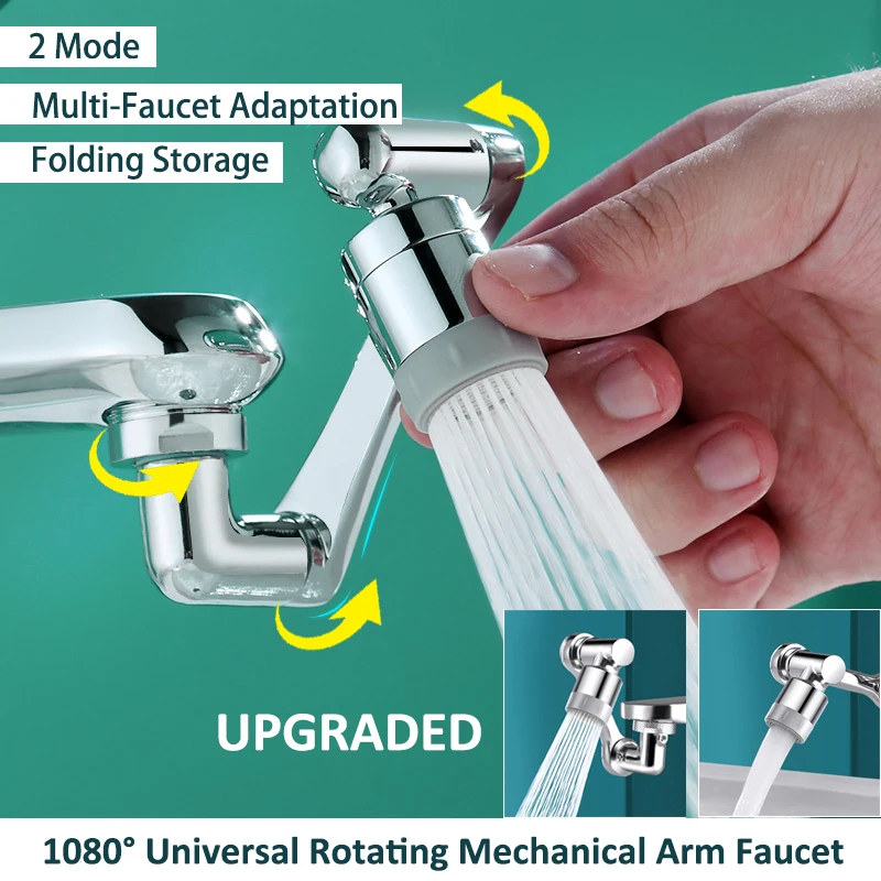 

1080° Swivel Faucet Aerator Mixer Tap Extender Adapter Attachment Water Nozzle Adjustable Kitchen Sink For Home Accessories
