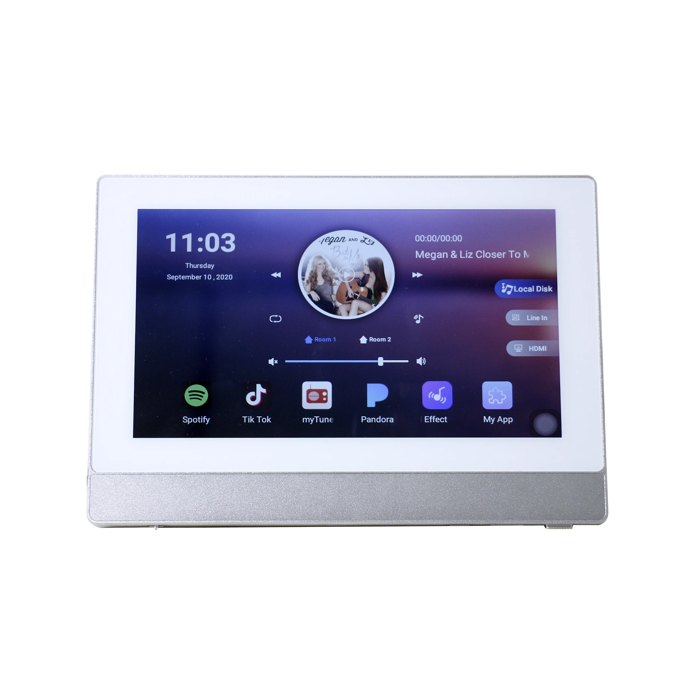 

Android Version 8-Channel Blue-tooth Wall Amplifier for Multi-Home Stereo Sound System