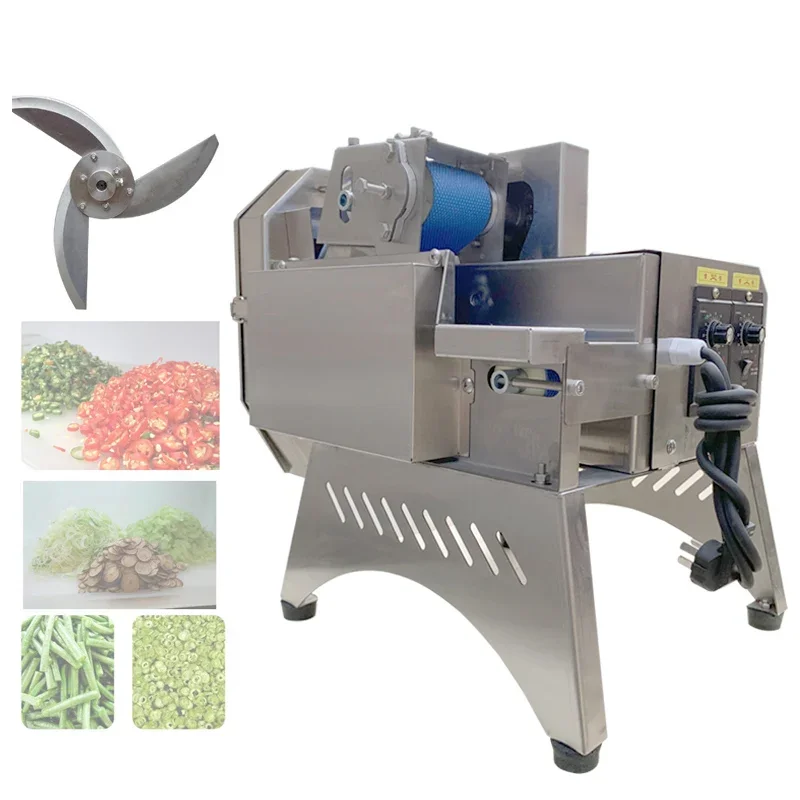 

Desktop Electric Vegetable Processing Machine For Slicing Shredding Cut Into Sections Automatic Vegetable Cutting Machine