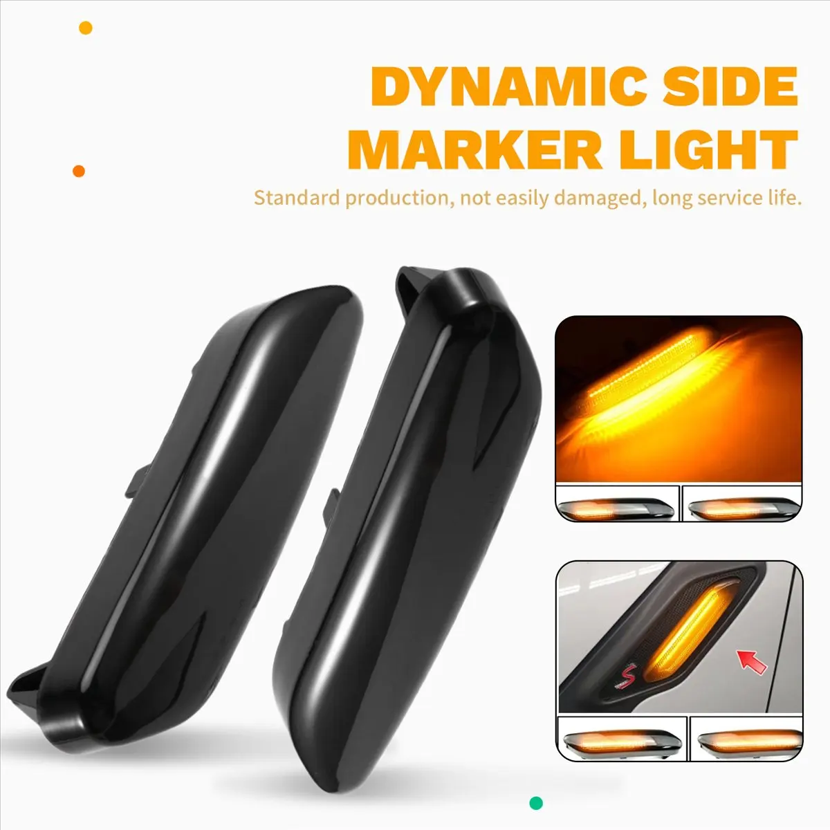 جديد سيارة ديناميكية Led الجانب ماركر ضوء بدوره مصباح إشارة مصباح الوامض متسلسل لميني R60 كونتري مان R61 بيسمان