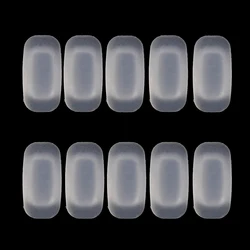 5 Pairs Soft Silicone Glasses Nose Pads Rectangular Frosted Insert Eyeglass Nosepads Sunglasses Accessories