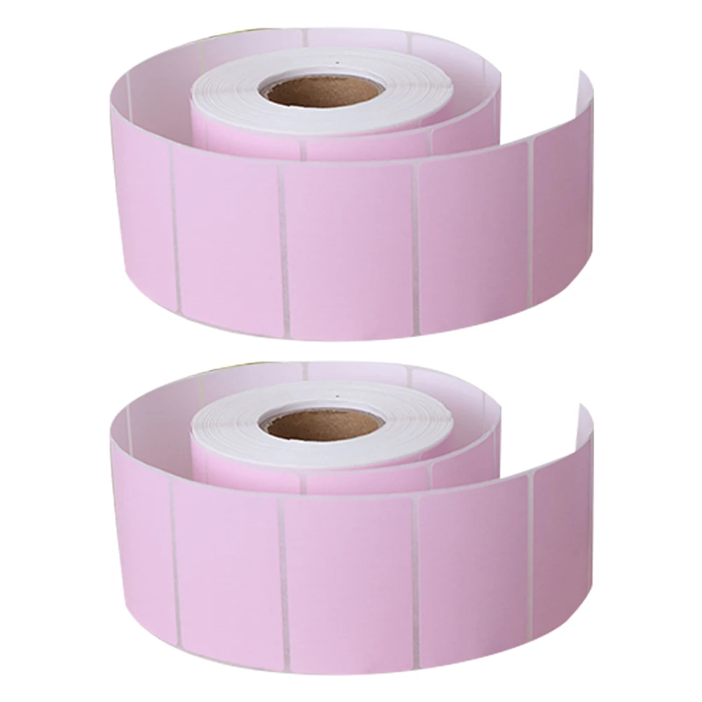 

2Pcs Thermal Labels Self-Adhesive Blank Shipping Address Stickers Price Printing Paper Express Label Name Sticker