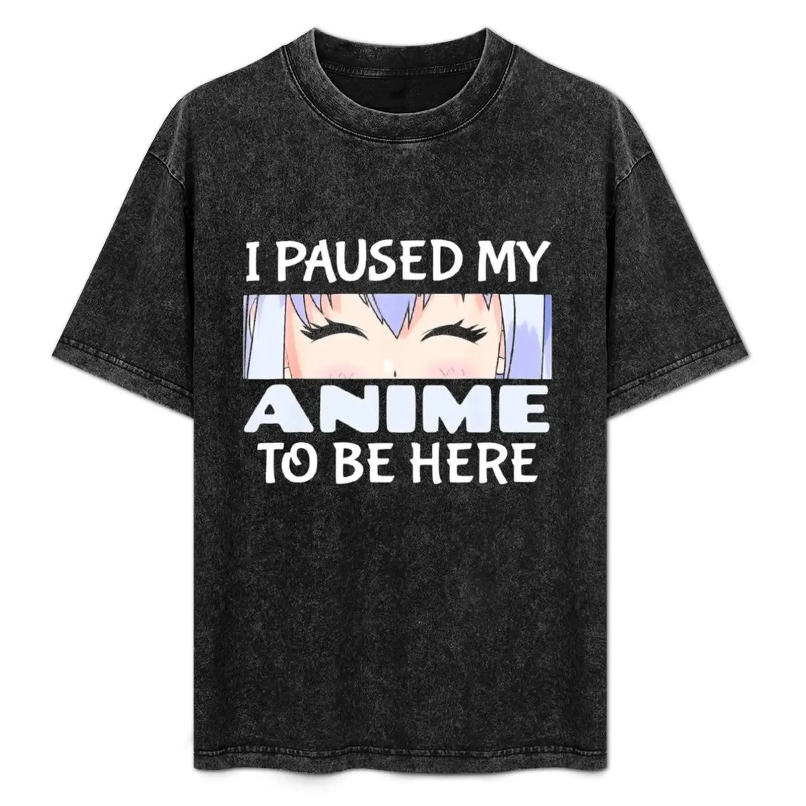 

Anime Gift - Japanese Gift I Love Anime for Sao Anime Lover T-Shirt All Match Basic Short Sleeve Top